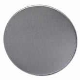 Gray Leatherette Coaster, Round